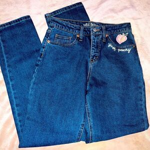 Wild Fable hand Crafted- painted jeans size 0 straight leg high waist